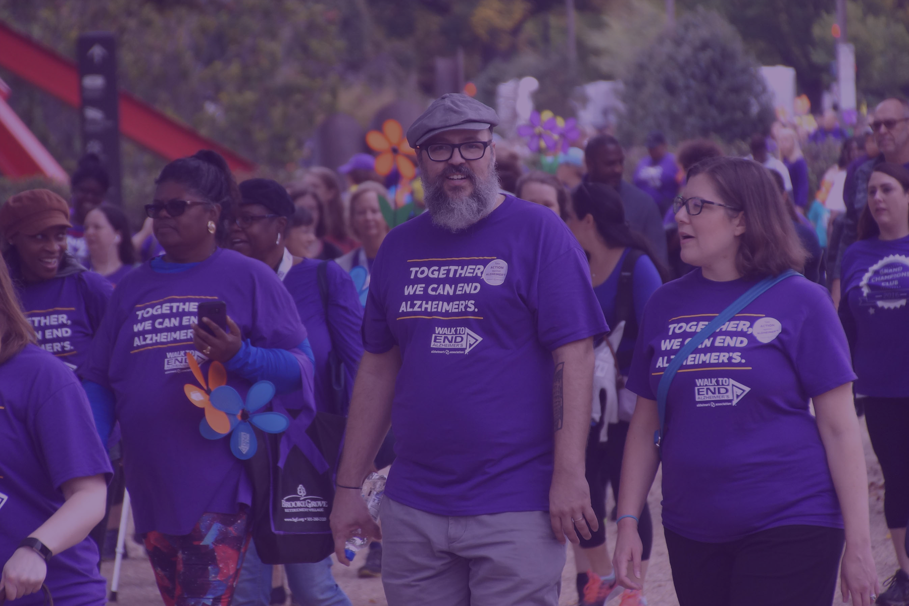 Walk to End Alzheimer’s banner